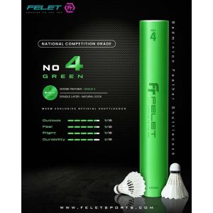 FELET SHUTTLECOCK NO.4 (12pcs)